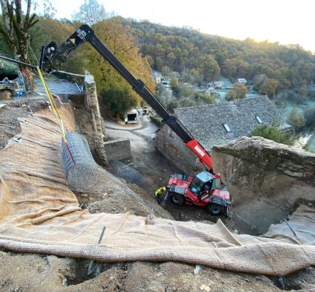 Travaux Château de Belcastel